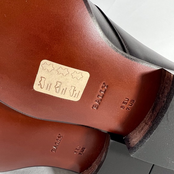 BALLY Brenzo Brown Leather Lace Up Dress Shoes Made in Switzerland Marked as 7US - Picture 14 of 14